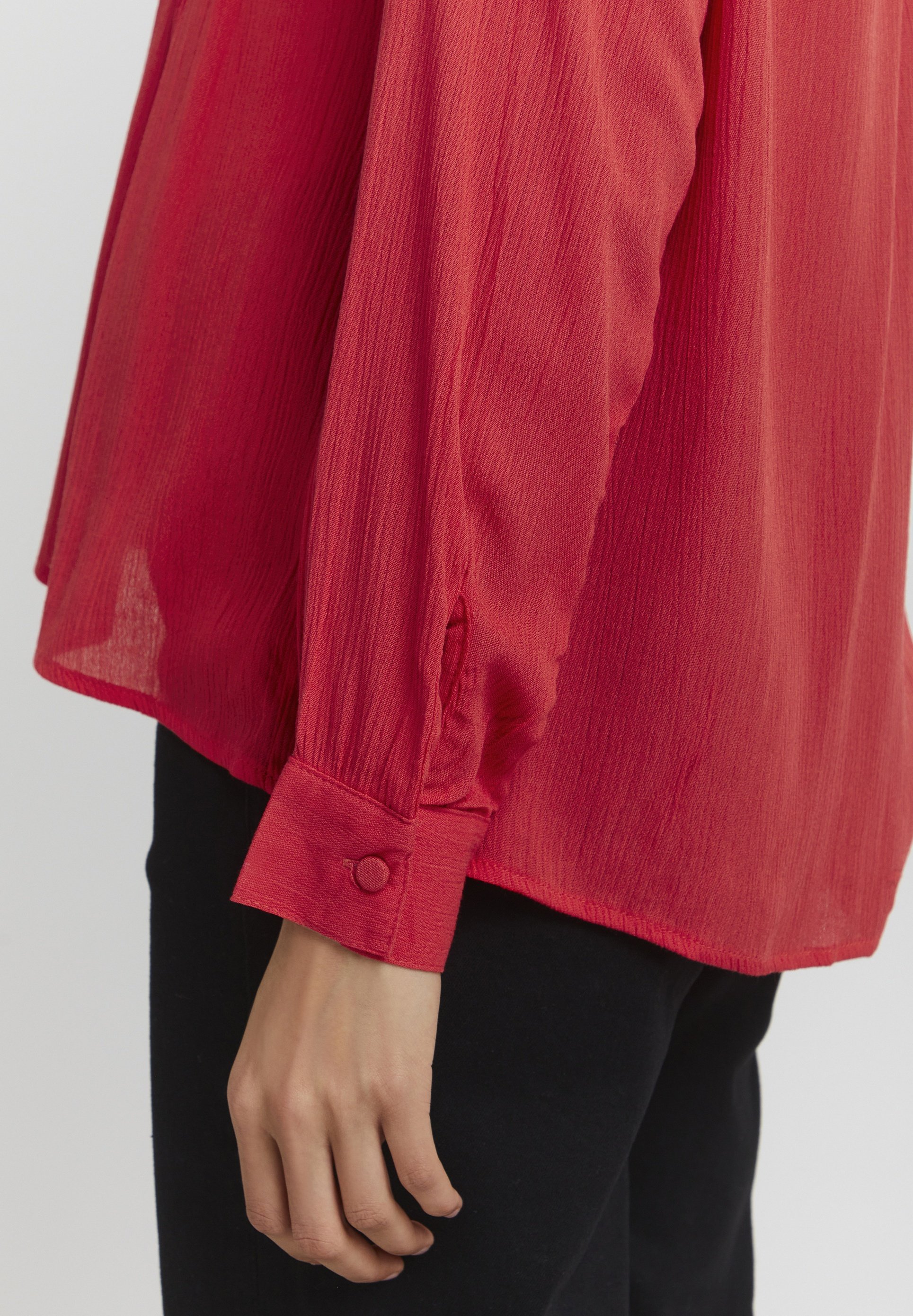 売れ筋商品|||イチ シャツ レディース トップス IHMARRAKECH - Button-down blouse - bittersweet ICHI IHMARRAKECH - Button-down blouse - bittersweet/red