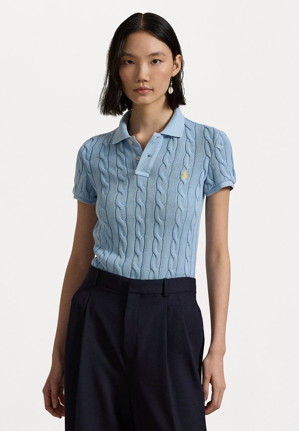 CABLE KNIT POLO SHIRT - Polo shirt