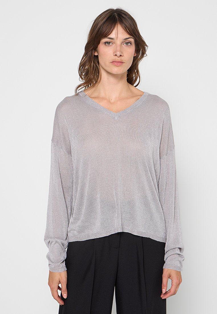 Bruuns Bazaar Trui lichtgrijs