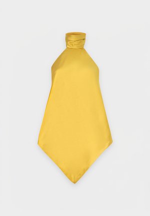 Topshop, TSSHAYLA BACKLESS TOP WVN - Μπλούζα - yellowtail