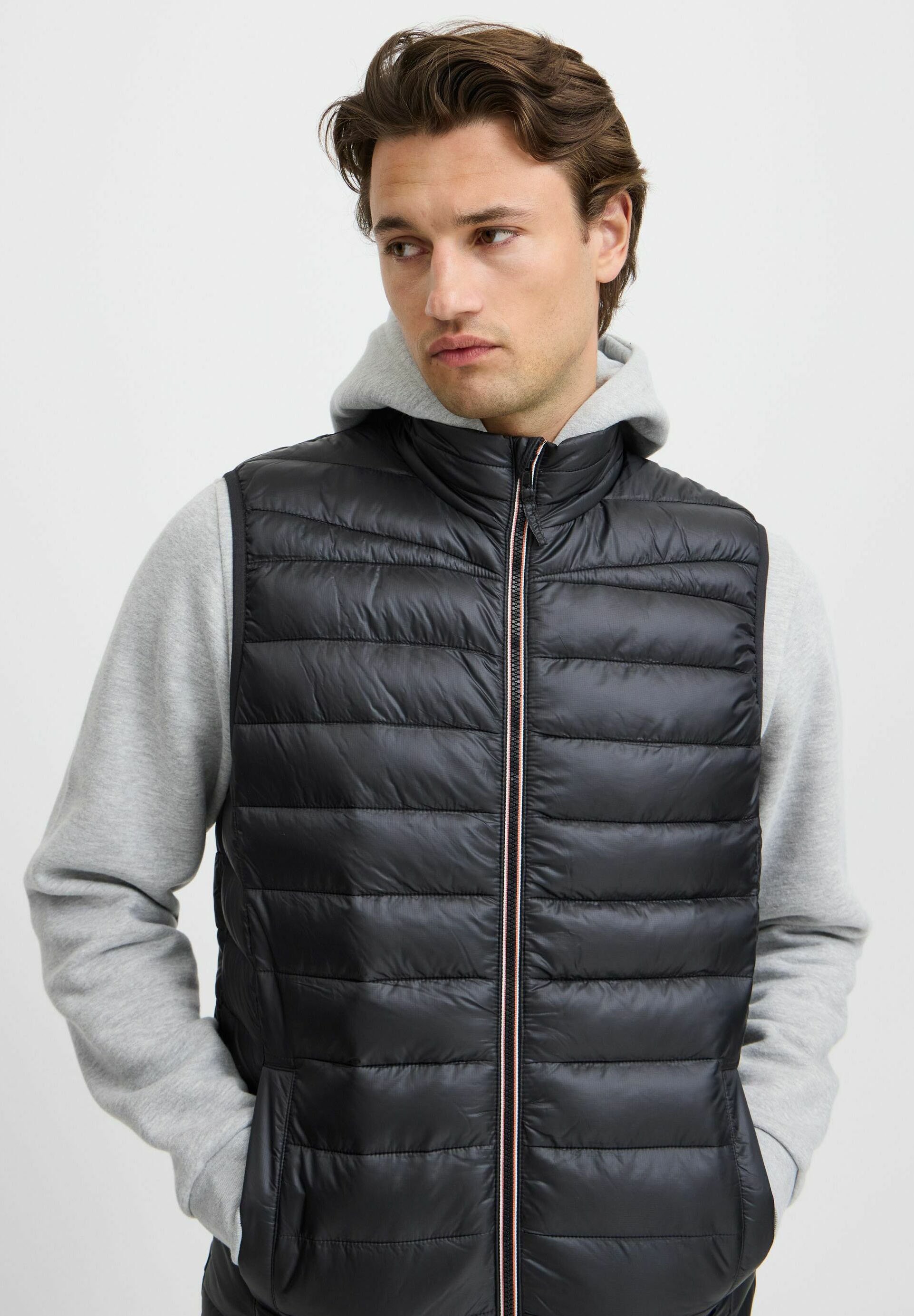 Blend Gilet Uomo In Nylon 100% – Senza Maniche, Chiusura Con Cerniera, Lavabile In Lavatrice, Pratico E Sportivo