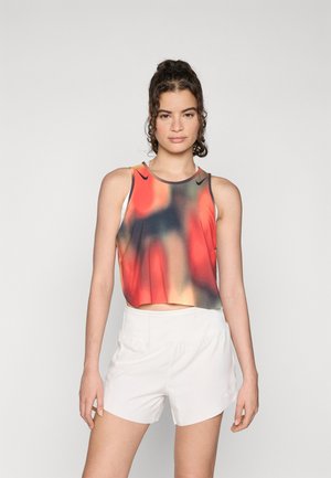 Nike Performance TANK - Viršus - light lemon twist/black