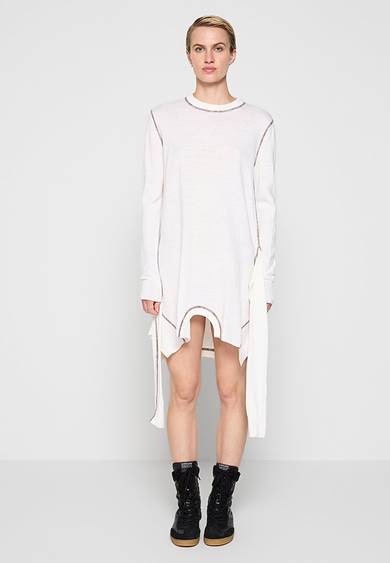 MM6 Maison Margiela Gebreide jurk wit