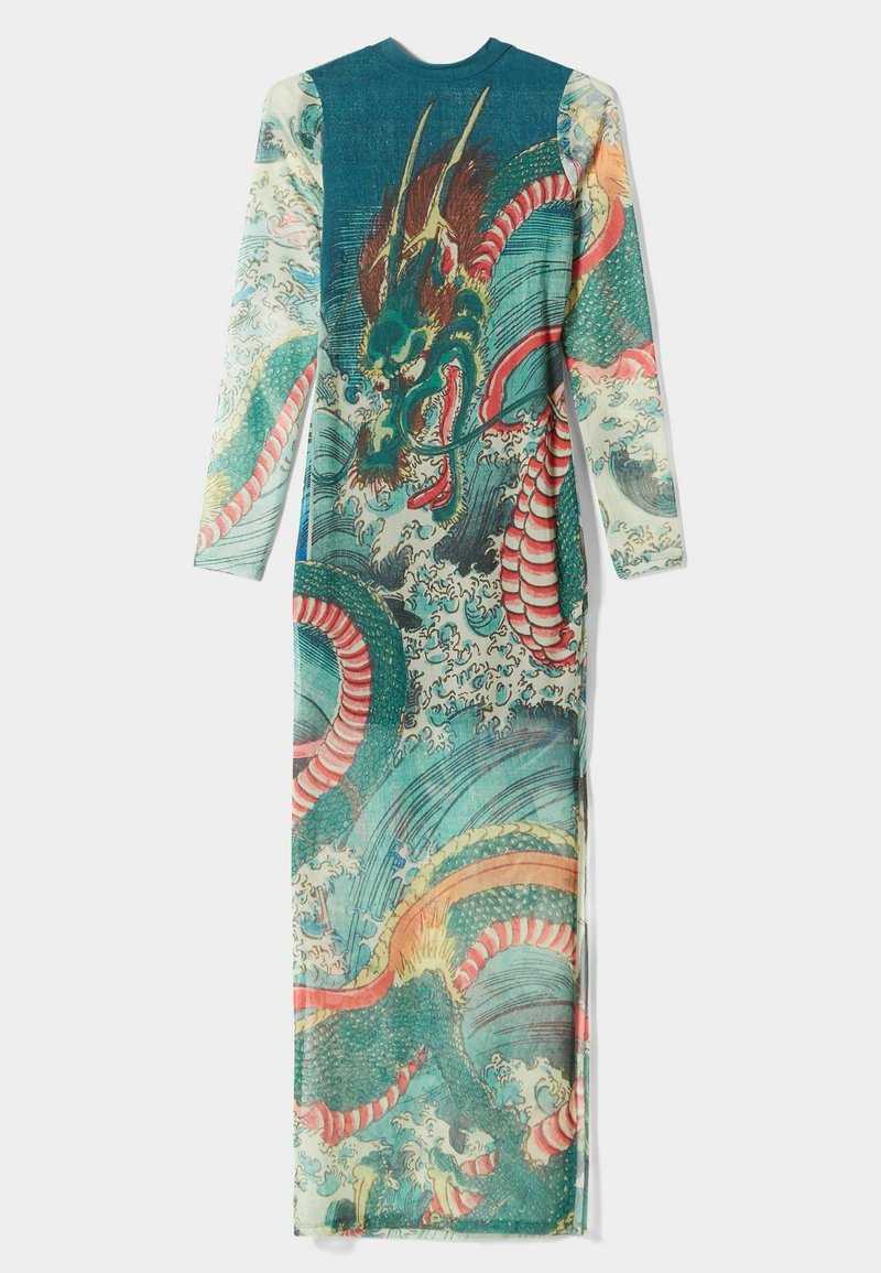 Bershka Maxi-jurk wintergroen Bershka Maxi-jurk wintergroen