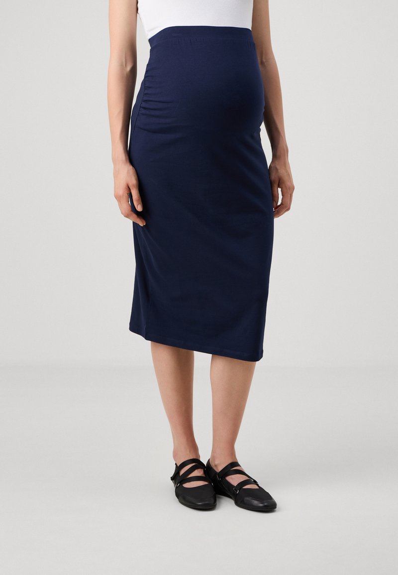 Anna Field MAMA PACK Jupe crayon black/dark blue/noir ZALANDO