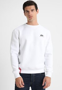 Alpha Industries - BASIC SMALL LOGO - Felpa - white Immagine in miniatura 1