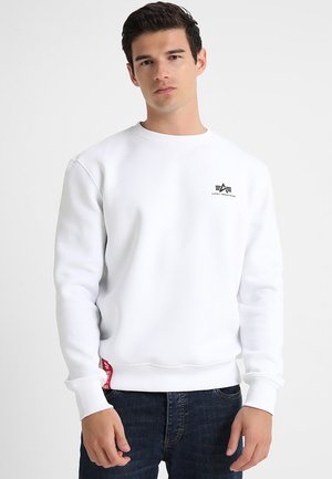 Alpha Industries BASIC SMALL LOGO - Sweater - white