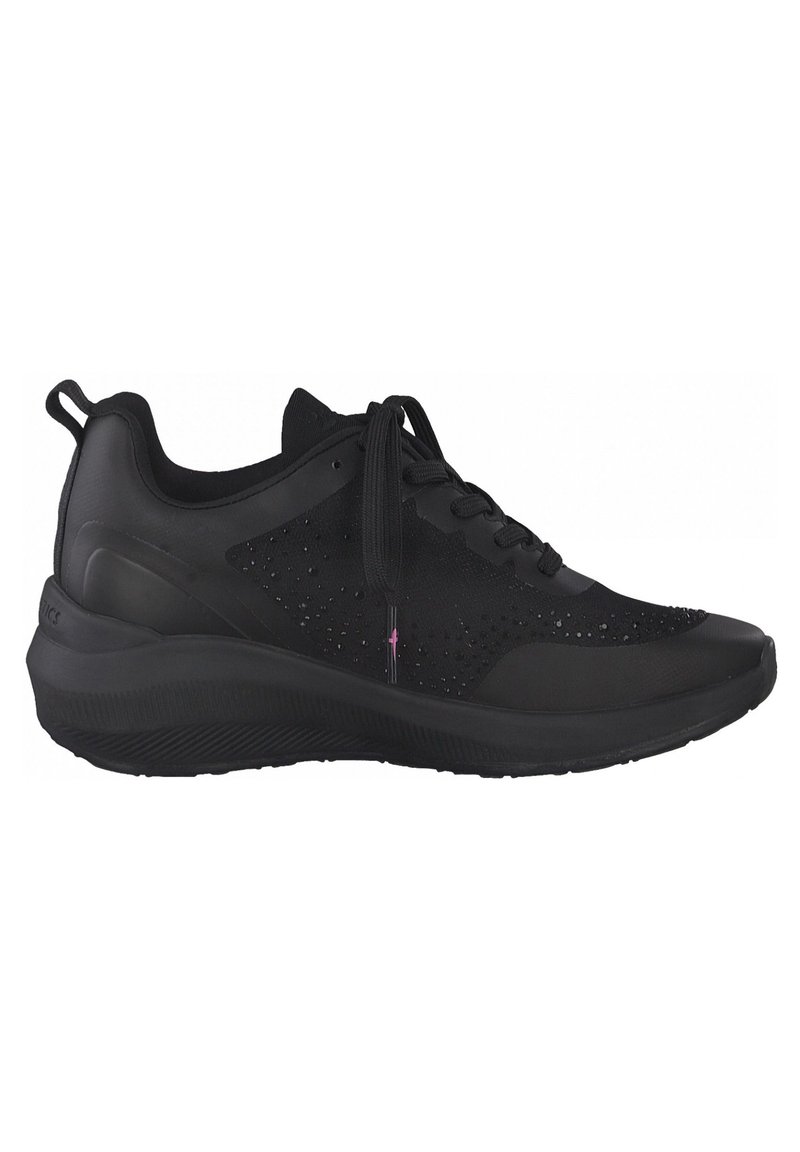 Damen Sneaker low | Tamaris Sneaker low black uni/schwarz - NE11332 Damen Sneaker low | Tamaris Sneaker low black uni/schwarz - NE11332