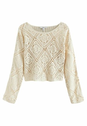 REGULAR FIT - Pitkähihainen paita - cream