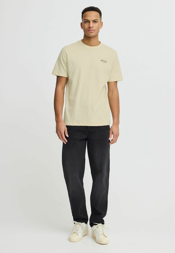 BHVAGNER - Print T-shirt - bleached sand2