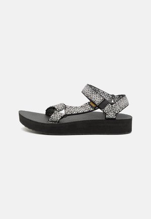 Teva MIDFORM UNIVERSAL - Walking sandals - boho white/black