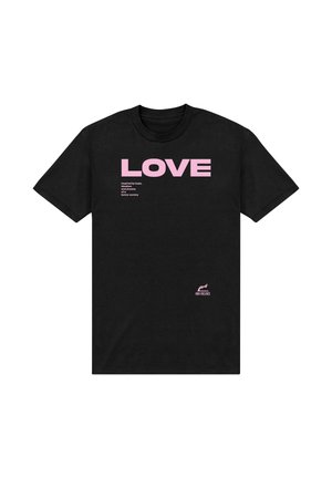 Henry Tiger, NON VIOLENCE LOVE - T-Shirt print - black