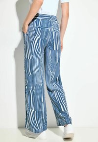Cecil WIDE LEG - Pantalon classique - blau