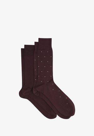 Reiss GRAHAM 2 PACK - Sokid - bordeaux