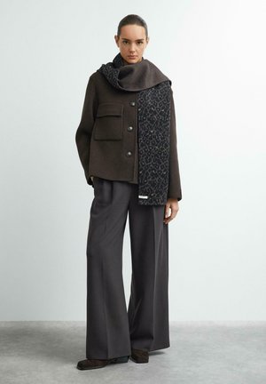 comma, TUCH - Scarf - dunkelbraun