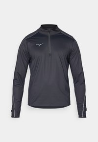 GLIDETECH QUARTER ZIP - Long sleeved top - black