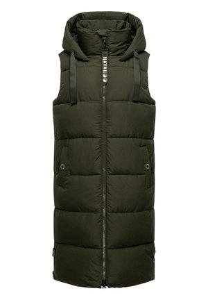 Navahoo SCHNUFFELCHEN - Waistcoat - dark olive