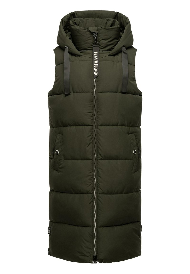 Navahoo SCHNUFFELCHEN - Weste - dark olive