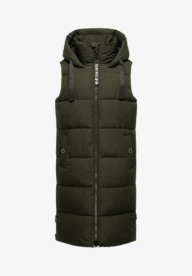 Navahoo SCHNUFFELCHEN - Weste - dark olive