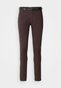 Unselected, burgundy