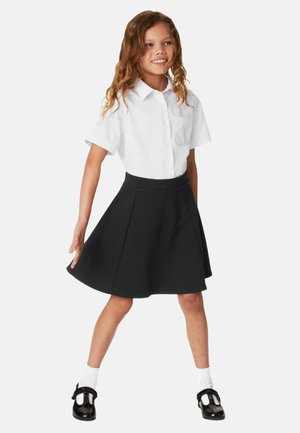 Marks & Spencer 2PK SKATER - Falda acampanada - black
