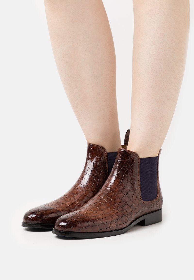 Melvin & Hamilton SUSAN 10 Boots à talons crock/barista/purple
