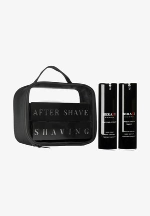 Berani, SHAVING DUO SET - ZESTAW DO GOLENIA Z KOSMETYCZKĄ, czarny