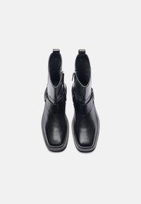 Zign Studio LEATHER - Kaubojiški / motociklininko stiliaus batai - black