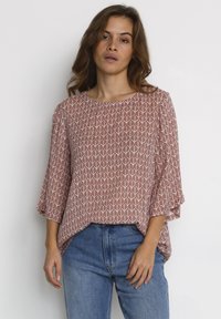 Kaffe - KAEBELLEN - Blusa - dusty red   chalk leaf Imagen en miniatura 1