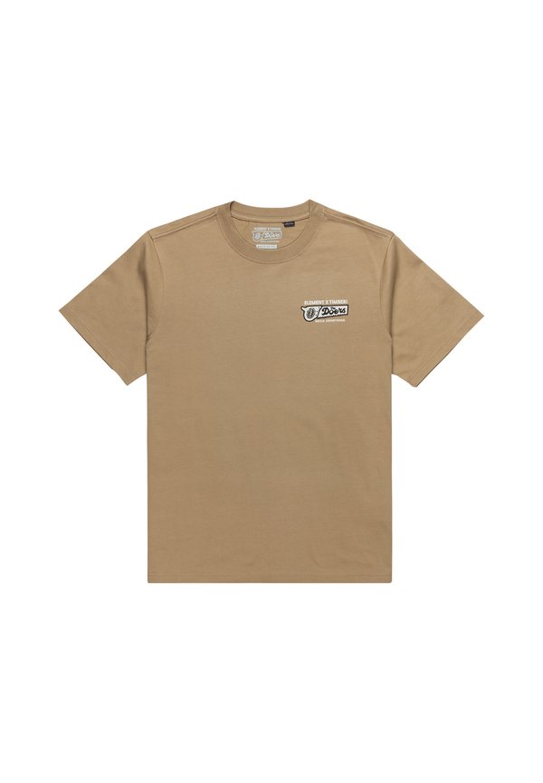 TIMBER ICON SS - Print T-shirt - kha3