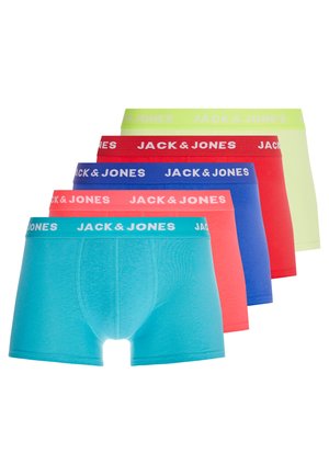 JACSUMMER COLOR TRUNKS 5 PACK - Underkläder - diva pink/safety yellow/viridian