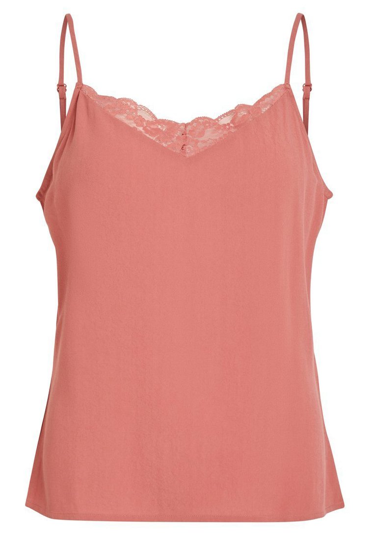 Vila VIMERO SINGLET Topper dusty cedar Zalando.no Vila VIEMISA SINGLET - Topper - dusty cedar