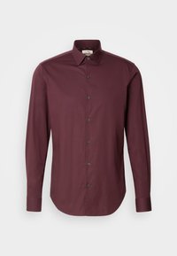 SLIM SHIRT - Camisa - bordeaux