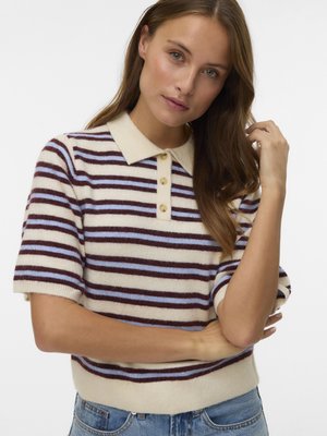 VMOCANNA - Svetrík - birch stripes/andorra and brunnera