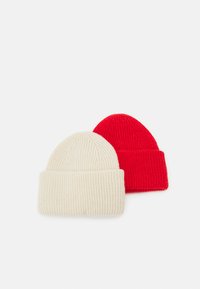 2 PACK - Lue - off-white/red