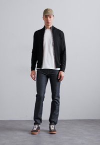 Paul Smith CARDIGAN ZIP THRU - Kardiganas - black