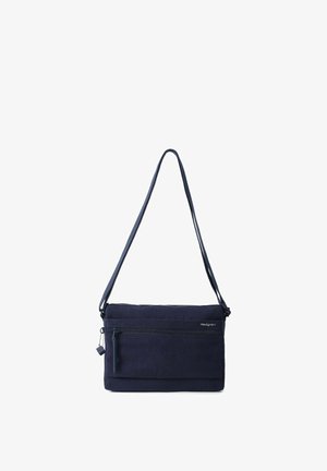 Hedgren, INNER CITY EYE M UMHÄNGETASCHE RFID 29 CM - Schoudertas - corduroy peacoat blue