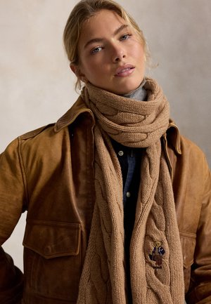 Polo Ralph Lauren, POLO BEAR CABLE SCARF - Écharpe - classic camel