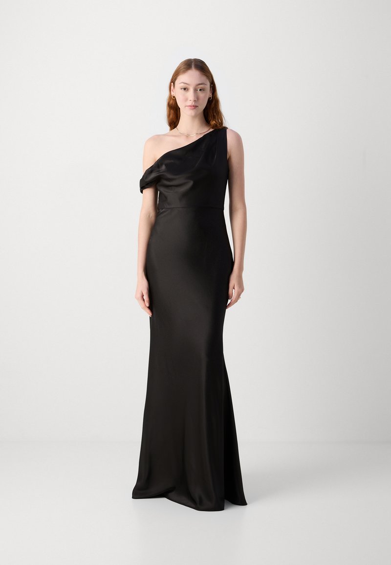 knee length dresses for ladies Pink Alari One Shoulder Maxi Dress main image 0