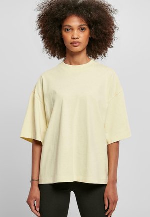LADIES ORGANIC HEAVY TEE - Basic T-shirt - softyellow