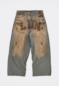 Platūs džinsai - blue denim