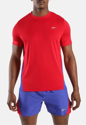 Reebok, ID SHORT SLEEVE VECTOR T-SHIRT-RED. - Print T-shirt - vector red breakout blue