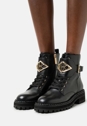 Liu Jo Jeans BIKER - Stivaletti con plateau - black