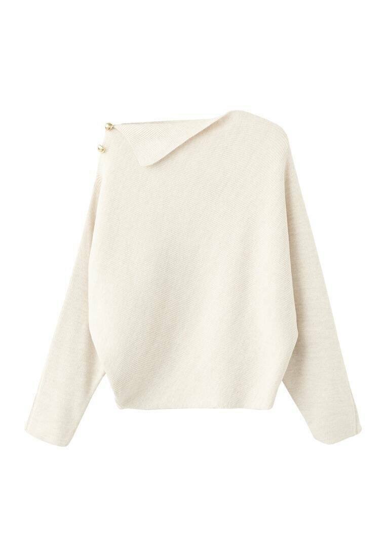 Mango Jersey de punto beige