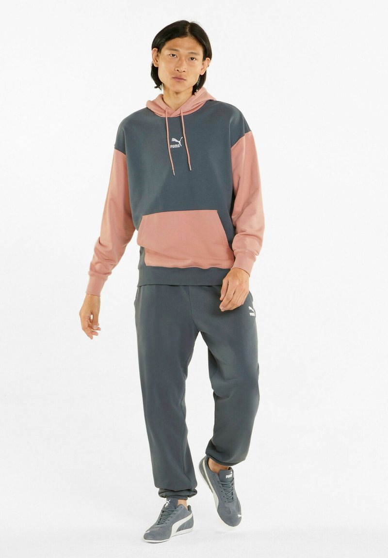 Herren Shirts | Puma CLASSICS BLOCK Kapuzenpullover dark slate/grau - PU84786 Herren Shirts | Puma CLASSICS BLOCK Kapuzenpullover dark slate/grau - PU84786