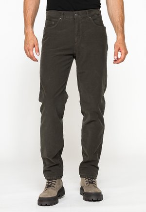 Carrera Jeans, PANTALONE PER UOMO, TINTA UNITA, FUSTAGNO - Pantaloni - marrone