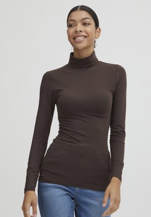 b.young BYPAMILA ROLL - T-shirt à manches longues - java