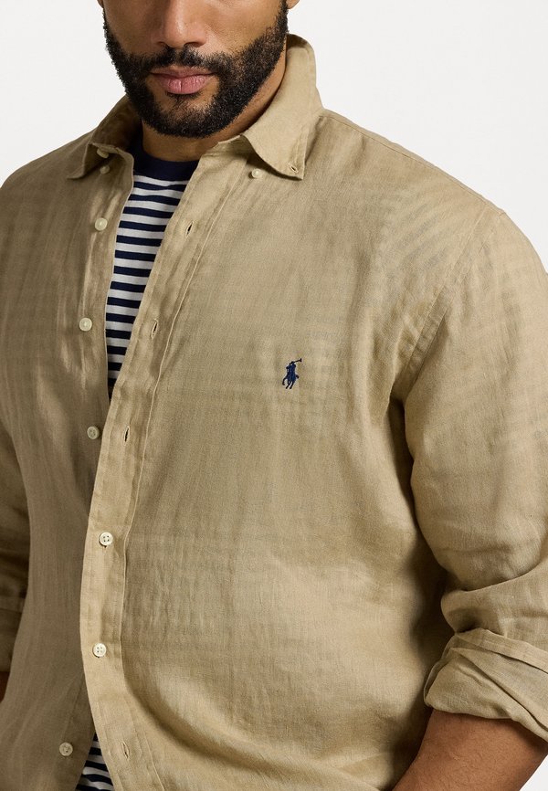LINEN SHIRT - Shirt - coastal beige2