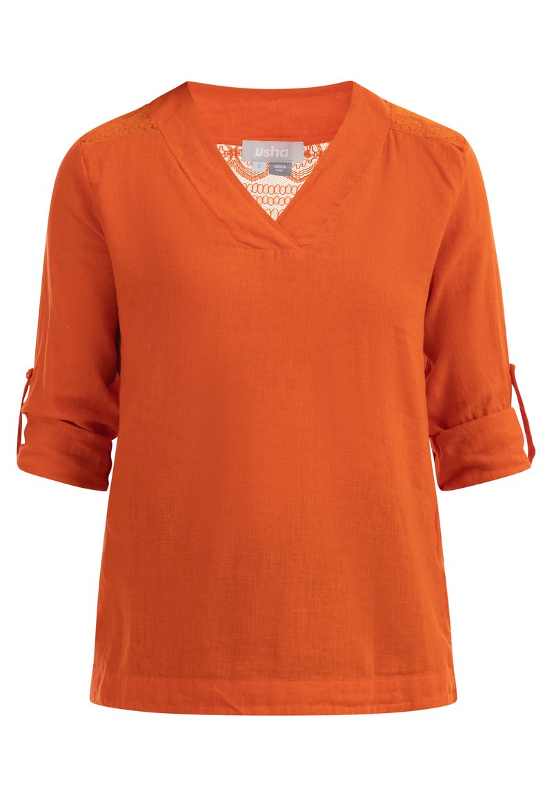 usha Blouse oranje