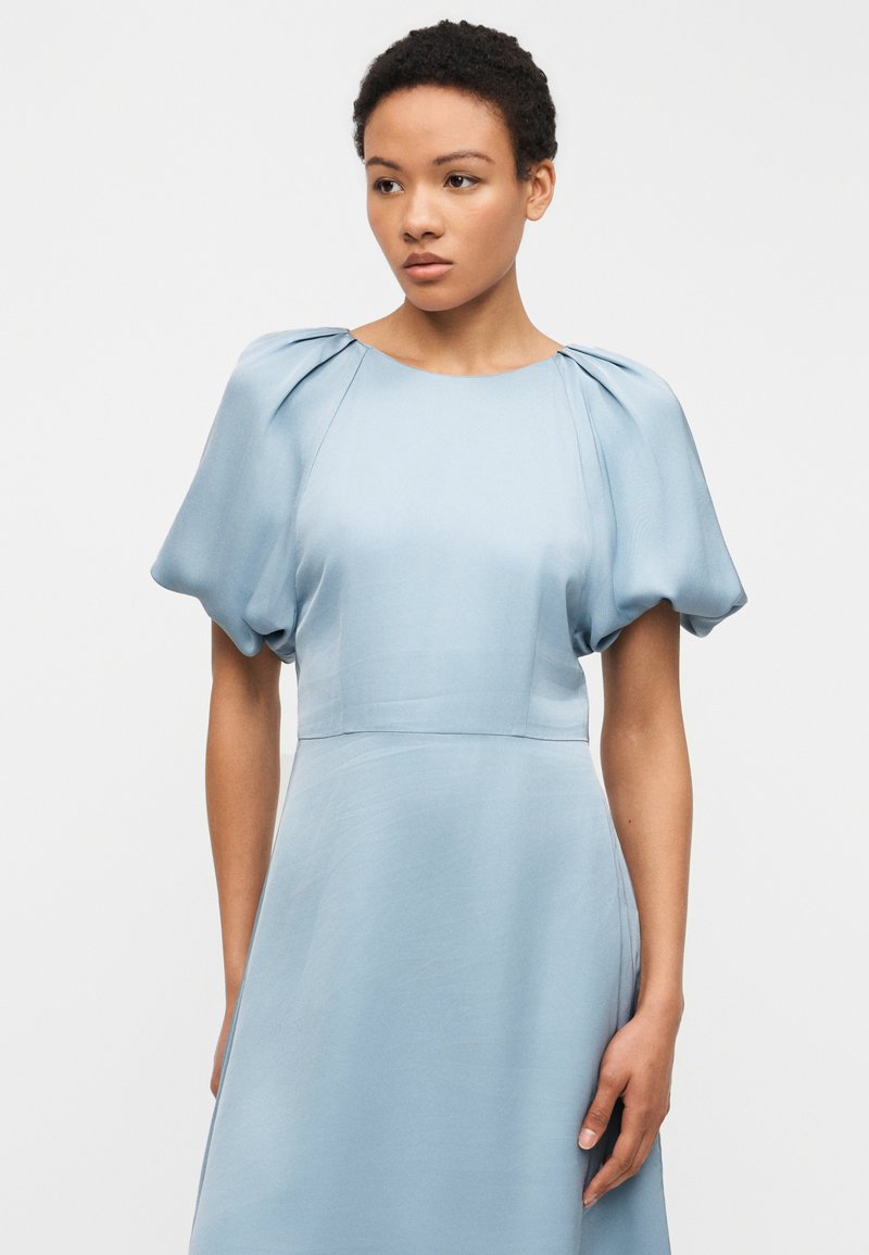 princess polly baby blue dress Summer Spaghetti Strap Mini Satin Dress Women Sexy Backless Bodycon Party  Dress Short Club Dress main image 0